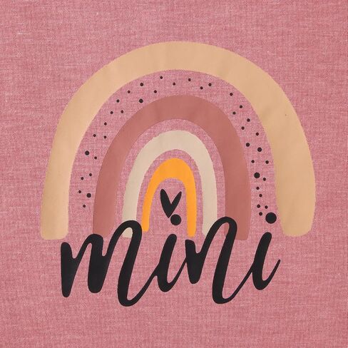 Mommy and Me Matching Outfit Mothers Day Rainbow Mama Mini Shirts Cute Mom Daughter Family Matching Set Gifts Tees in Saudi Arabia