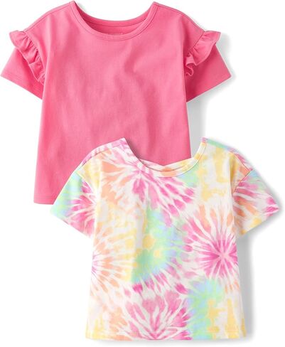 The Children's Place Baby Girls' Everyday Casual Short Sleeve Knit Shirts in Saudi Arabia