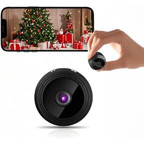 Small Hidden Camera WiFi Wireless Indoor, 1080P HD Spy Camera, Mini Camera, Security Cameras Wireless Indoor, for Pet/Baby Monitoring