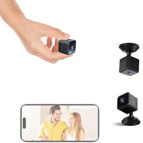 Hidden Camera 4K Spy Camera WiFi Mini Camera, Small Camera, 150 Days Standby Time, Real-time Record, AI Motion Detection Camera, Auto Night Vision Cameras for Home Security