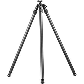 FANAUE ST-45D Hunting Tripod Quick Release Plate Features Arca Swiss Dovetail Mount Carbon Fiber Tripod with 360° Rotating Ball Head Adapter, Shooting Rifle Stand with Trigger System Load 55.12lb/25kg