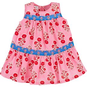 Mud Pie Baby Girls Children's Mixed Print Dress