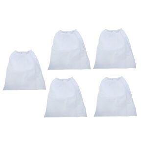 5pc Nails Dust Collector Bags Non-Woven Nail Art Dust Suction Collector Packs Replacement Bag Nail Art Dust Suction Collector Bag for Nail Salon Vaccum Cleaner