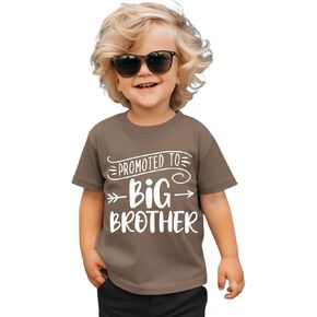 Big Brother Shirt Toddler Baby Boys Promoted to Big Brother Announcement Tshirt New Sibling Reveal Tops Outfits