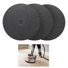 سكوتشن ، كربيد Scottchen Slaning Disc-Carbide ، أقراص رمل شاشة كربيد السيليكون للخرسانة ، ثقوب 17 "× 2" ، 36 GRIT-3 حزمة