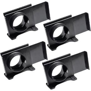 POWERTEC 70357-P4 4 Inch Wall Mounting Blast Gate with Bracket for Dust Collector, Dust Collection Fittings, 4 Pack