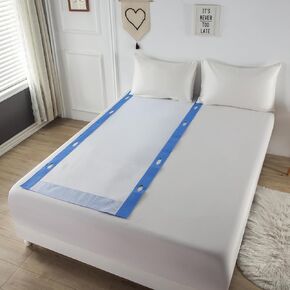 WenBags Disposable Positioning Bed Pad with Handles (80*190cm, 350lb), Disposable Transfer Pad and Slide Sheet - Ideal for Patient Transfer in Hospital, Home & Cars
