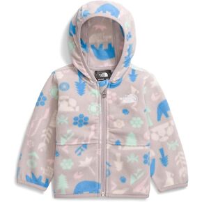 The North Face Baby Glacier Full Zip Hoodie ، Moonstone Gray Multi Pitch Print ، 12 شهرًا
