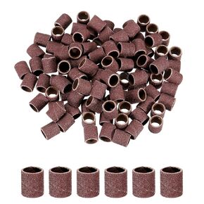 HARFINGTON 200pcs Sanding Drums 3/8 Inch Grit 150 Sanding Sandpaper Mini Sanding Sleeves for Drum Sander Rotary Tools