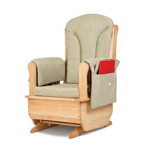 Jonti-Craft 8164JC Glider Rocker, Beige Cushions