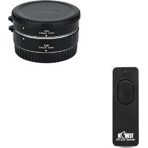 JJC Z Mount Auto Focus Macro Extension Tube Set & MC-DC2 Remote Switch Shutter Release Cord for Nikon Z6 III Z6 II Z7 II Z6III Z6II Z7II Z7 Z6 Z5 Cameras