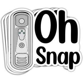 (3 Pcs) Oh Snap Sticker Funny Veterinarian Vet Tech Stickers Veterinary Assistant Medicine Sticker Vet Tech Week Gifts Decorations for Laptop Bottle Window Car 3"x4"