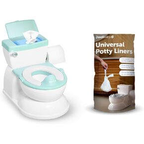Real Feel 2-in-1 Potty (Aqua) + Disposable Potty Liners
