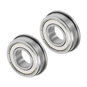 Deep Groove Ball Bearings, F6805ZZ Model 25mm x 37mm Diameter 7mm Thickness, Chrome Steel Double Shielded Bearings - (Applications: for Machinery & Equipment), 2-Pieces