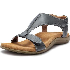 PARTY Women's Open Toe Sandals Arch Support and Adjustable Straps Comfortable Sandals for Walking