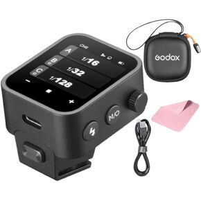 Godox X3-S TTL Wireless Flash Trigger for Sony Cameras, 1/8000s HSS&TCM Function, Li-ion Battery, USB-C Charging, Touchscreen Transmitter Compatible with Sony A7IV/A7C/A7M4/A7R/A7RIII & Godox V1/V100