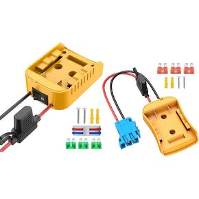 2 Packs for Power Wheel Battery Converter Kit with Switch & Fuse & Wire Terminals & 12 AWG Wire