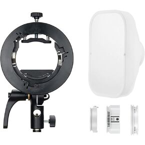 Godox S2 Speedlite Bracket with Godox ML-CS1625 Soft Tent
