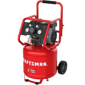 CRAFTSMAN Air Compressor 12 Gallon Ultra Quiet Oil-Free 1.5 HP Max 150 PSI Vertical Tank