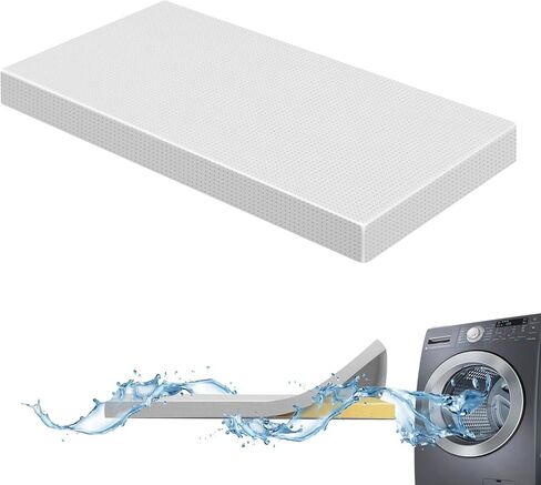 Gwydre 52x27x2" Washable Crib & Toddler Mattress Topper,100% Washable High Density Memory Foam, Toddler Bed Portrable Mattress with Removable Breathable Non-Slip Cover (2inch, 52 * 27) in Saudi Arabia
