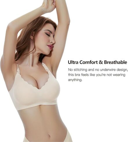 Nursing Bras for Breastfeeding Seamless Maternity Bra Ultra Comfort Pregnancy Sleep Bralette for Women in Kuwait