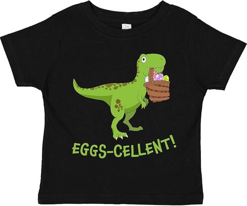 inktastic eggs-begks clite easter t-rex toddler t-shirt t-shirt in Kuwait