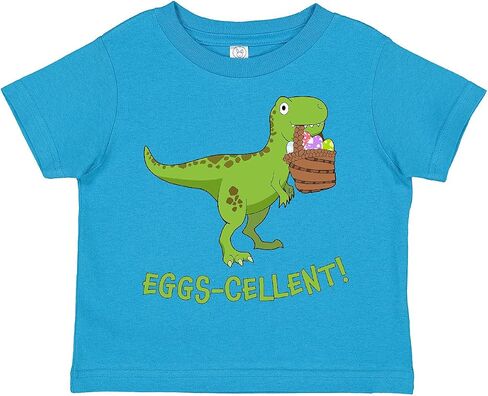 inktastic eggs-begks clite easter t-rex toddler t-shirt t-shirt in Kuwait