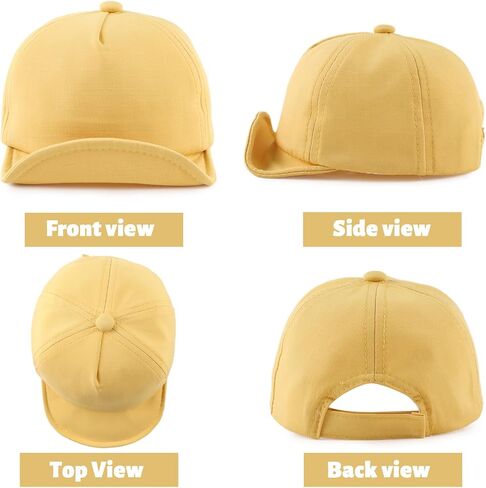 OMUKY Cotton Baby Toddler Hat Sun Protection Toddler Baseball Hat Infant Boys Girls Beach Cap Cute Baby Baseball Cap 3M-18M in Saudi Arabia