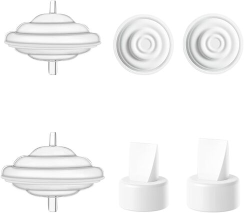 2pcs Breast Pump Collection Bottles for Spectra S2 Spectra S1 Spectra 9 Plus Motif Luna Breast Pumps, 6.oz 180ml Reusable Wide Neck Bottles with Collar and Sealing Disc, Replace for Spectra Bottle in Kuwait