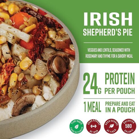 – Irish Shepherd’s Pie | High Energy, All Natural Ingredients | Gluten, Dairy & Palm Oil Free | Just Add Boiling Hot Water in Kuwait