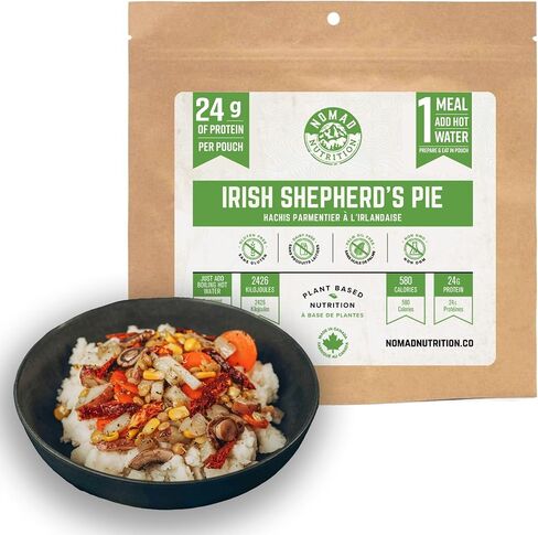 – Irish Shepherd’s Pie | High Energy, All Natural Ingredients | Gluten, Dairy & Palm Oil Free | Just Add Boiling Hot Water in Kuwait