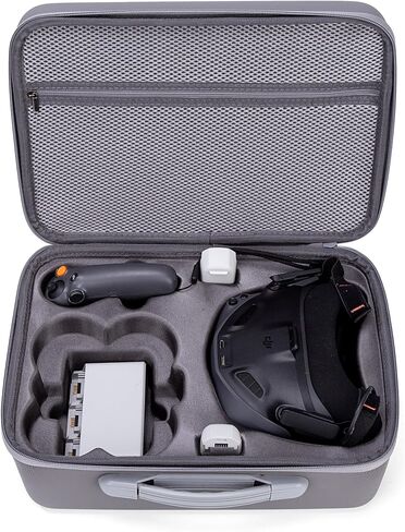 حافظة على DJI Neo مع نظارات N3 ، RC Motion 3 وحدة تحكم ، محور شاحن البطارية ، حقيبة تخزين سفر قابلة للشفاء لإكسسوارات بطاريات DJI Neo in Kuwait