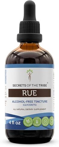 Secrets of the Tribe Rue Alcohol-Free Liquid Extract, Rue (Ruta graveolens) Dried Herb Tincture Supplement (2 FL OZ) in Saudi Arabia