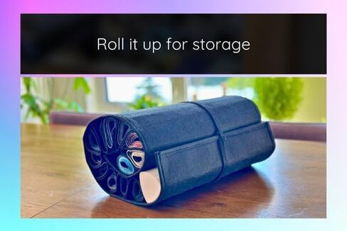 NERD GEAR Playmat Sanctuary, MTG playmat Organizer and Storage Solution, Holds 12 playmats and a playmat Tube (Black) in Kuwait