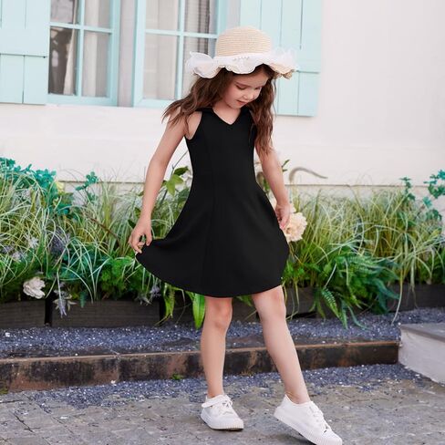 حافلة حافلة طفل فتيات بلا أكمام لباس طفل فستان الصيف فستان صيفي in Kuwait