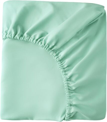 HBHLFZ Crib Sheets for Boys, Girls, 28x52 Inch Fitted Crib Sheet - 8 Inch Deep Pocketed Fixed Sheet - Soft and Comfortable Microfibre - Fits Standard cot and Toddler mattresses, Black in Saudi Arabia