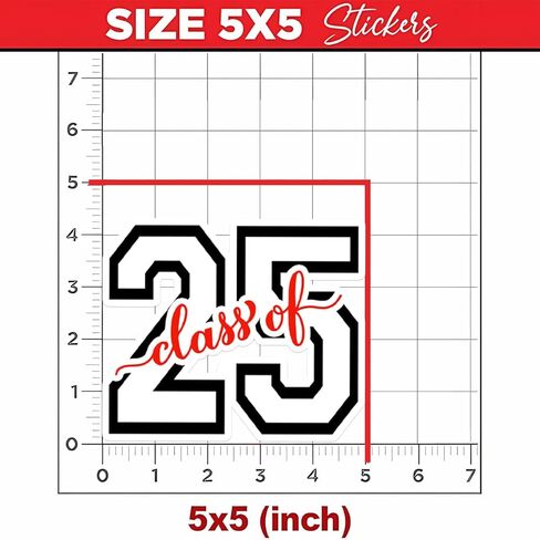 3 Pcs Class of 2025 Stickers, Class of 2025 Decorations, Graduation 2025, 2025 Senior- Stickers for Laptop Water Bottle Phone Car Window Helmet Vinyl Stickers 3 Inches in Kuwait