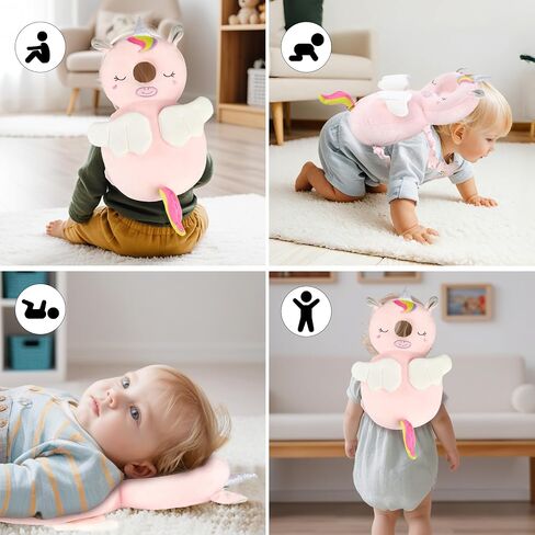 Baby Head Back Protector Backpack Toddler Safety Protector Cushion Pad Soft, Adjustable and Lightweight Design for Safe Walking and Crawling Toddlers Girls and Boys in Kuwait