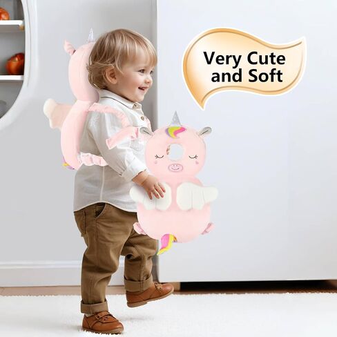 Baby Head Back Protector Backpack Toddler Safety Protector Cushion Pad Soft, Adjustable and Lightweight Design for Safe Walking and Crawling Toddlers Girls and Boys in Kuwait