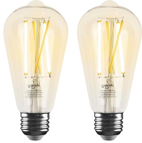 لمبة إضاءة ذكية من Geeni - متوافقة مع Alexa وGoogle Home، لمبة إضاءة LED بيضاء قابلة للبرمجة وقابلة للتعتيم، يمكن التحكم فيها عن طريق التطبيق (ST21، عبوتان) in Kuwait