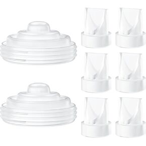 Breast Pump Parts Compatible with Momcozy M5 M6 V1pro V2pro Replacement to Momcozy Duckbill Valves 8PCS, Not Original Mom Cozy M5 Replacement Parts