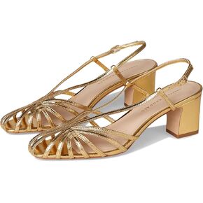 Loeffler Randall النسائية بريسيلا lattice Slingback Mid Heel Sandals in Saudi Arabia