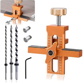 Cabinet Door Installation Positioner Door Installation Positioner Tool Drillable And Adjustable Aluminum Alloy 2 In 1 Cabinet Door Installation Jig For Cabinet Doors，Bookcase, Wardrobe