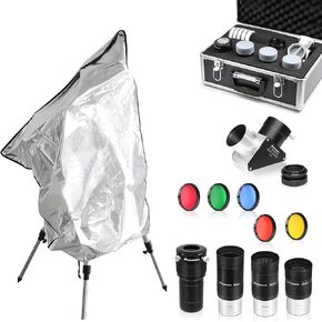 Astromania Astromania Telescope Accessory Kit 2 Inch - Bundle with - Protective Telescope Cover 37.6"
