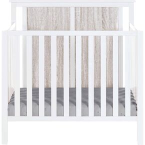 جناح Bebe Connelly 3-in-1 Mini Crib باللون الرمادي/روكبورت رمادي-يأتي مع وسادة المرتبة in Kuwait