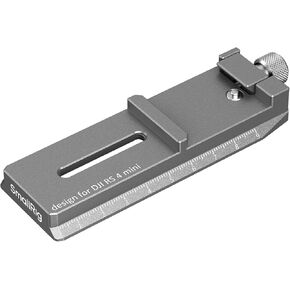 SMALLRIG 4.6'' Quick Release Plate Adapter for Arca-Swiss for DJI RS 4 Mini Gimbal, Anti-Drop Design and Quick Assembly - 5336