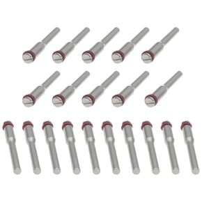 20 PCS Shank Mandrel 1/8 Inch Cut Off Wheel Screw Mandrel Shank Holder Metal Rotary Tool Accessories Suitable for Most Diamond Cutting Wheel