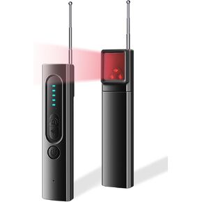 Upgraded Hidden Camera Detector for Travel，Camera Detector, Hidden Device GPS Detector Bug Detector, Wireless Signal Scanner for Travel, Car, Office, 6 Levels Sensitivity 4 Modes, 30H Working Time