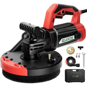 GLAUCUS® 7-Inch Concrete Surface Grinder, Angle Grinder Kit with Dust Shroud, floor grinder, 2200W Motor,Auxiliary Handle, Diamond Wheel, 90° Seamless sanding for Floor, Wall, Adhesive and Ceiling