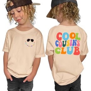 Cousins Shirt Toddler Baby Boys Girls Cool Cousins Club Announcement Tshirt Kids New Sibling Reveal Family Outfit